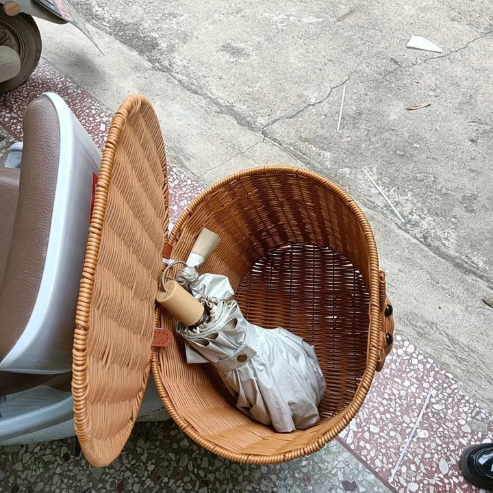 Woven Scooter Storage Basket Kalsten