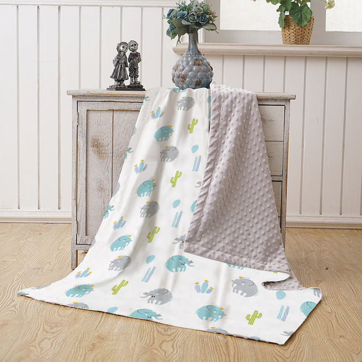 Women’s cuddly blanket in dinosaur design Kalsten