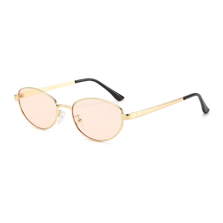 Women's fashionable sunglasses with narrow metal frame Kalsten