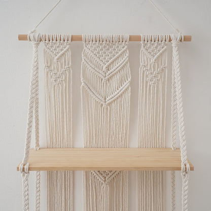 Macramé Wall Hanging Shelf Acalora