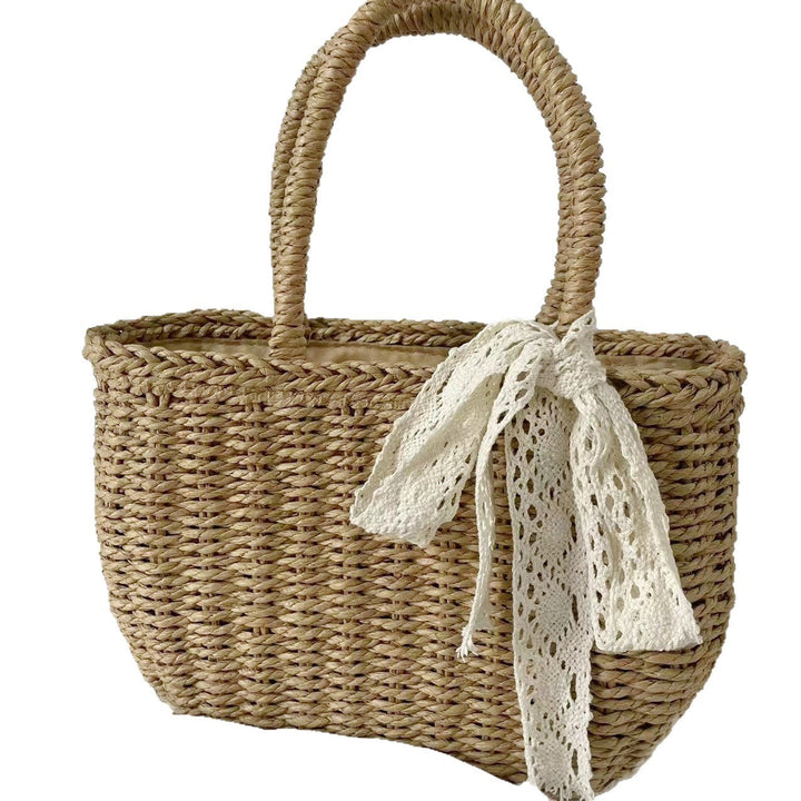 Handmade straw handbag Kalsten