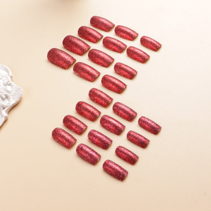 Glittering Acrylic Press-On Nail Tips Kalsten