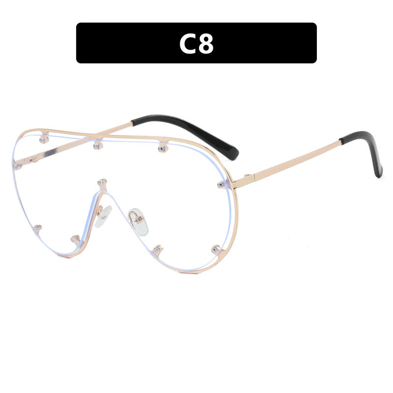 Women's fashionable oversized sunglasses in stylish retro design Kalsten
