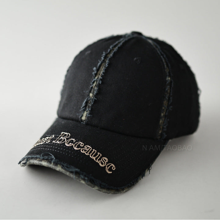 Men's Distressed Vintage-Inspired Baseball Cap Kalsten