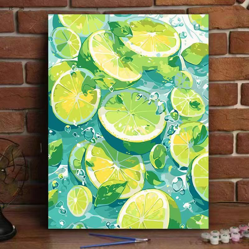 Vibrant Citrus-Inspired Wall Art Kalsten