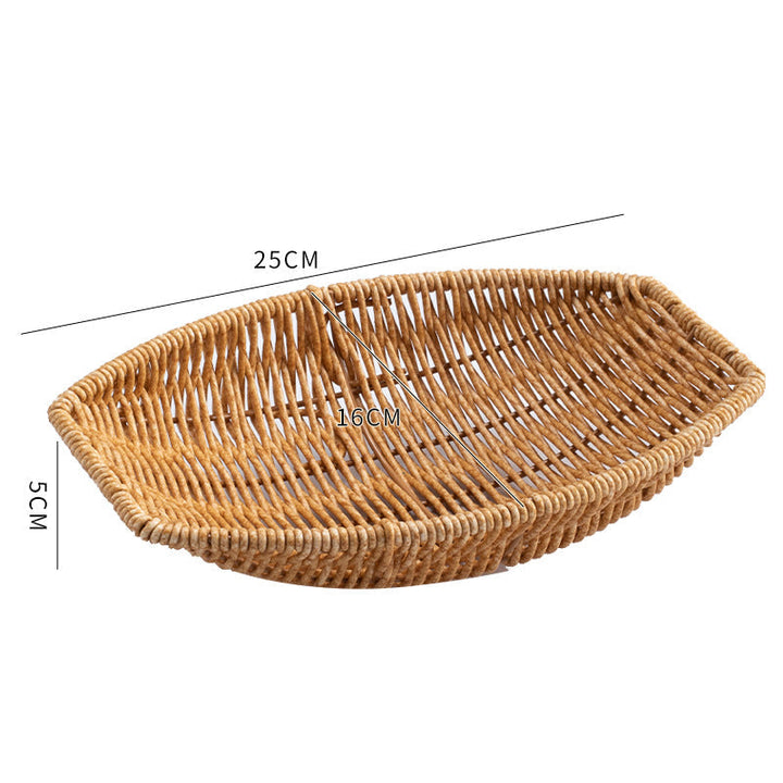 Decorative Handwoven Serving Tray Kalsten