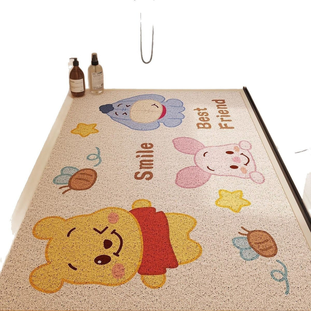 Fun Dinosaur-Themed Bathroom Mat Kalsten