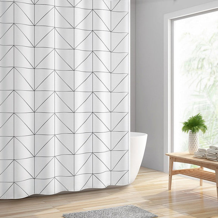 Modern Geometric Pattern Shower Curtain Kalsten