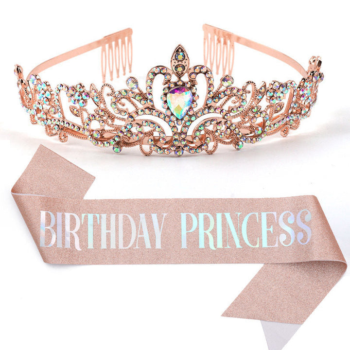 Women's Birthday Sash with Glitter Design Kalsten