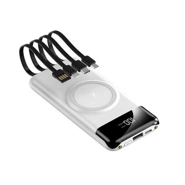 Portable power bank with wireless charging function and multifunction cable Kalsten