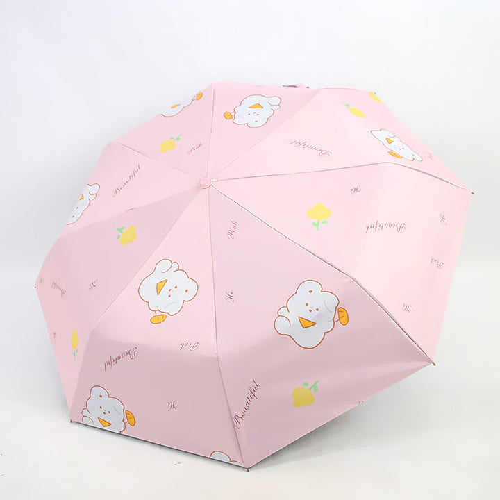 Women's Foldable Umbrella with Cute Design Kalsten