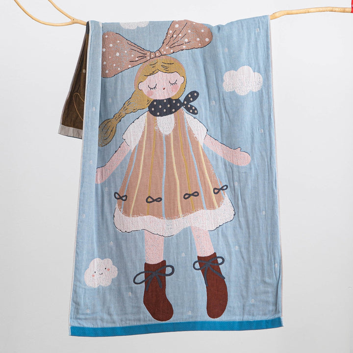 Women's cuddly cloth with processed bear motif Kalsten
