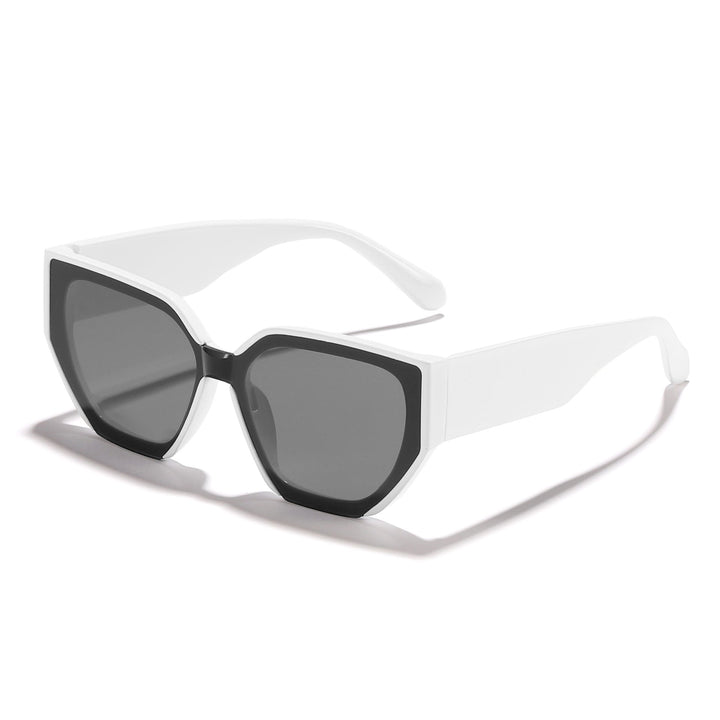 Women's fashionable oversized sunglasses with trendy hexagon design Kalsten