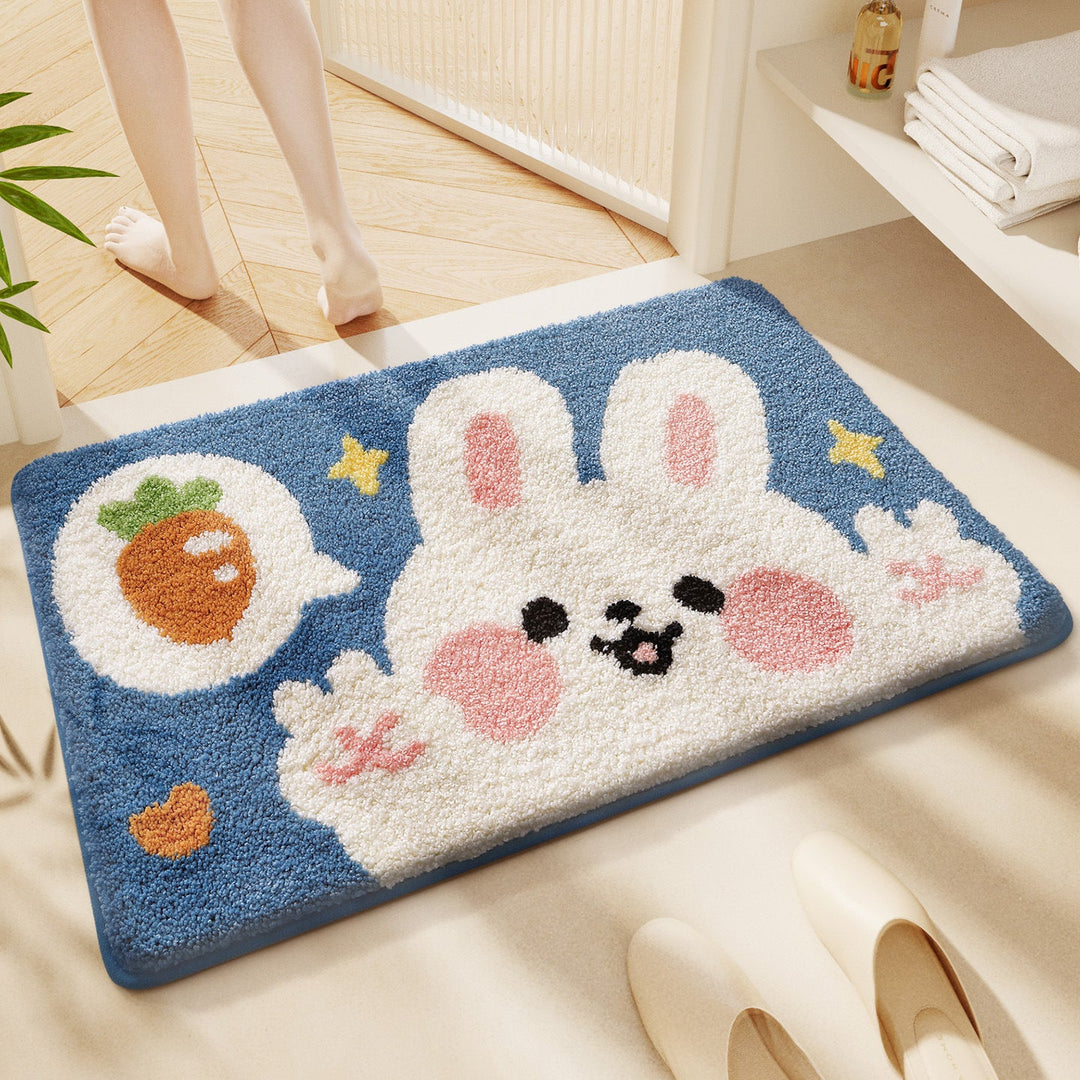 Cute Cartoon Cat Bath Rug Kalsten