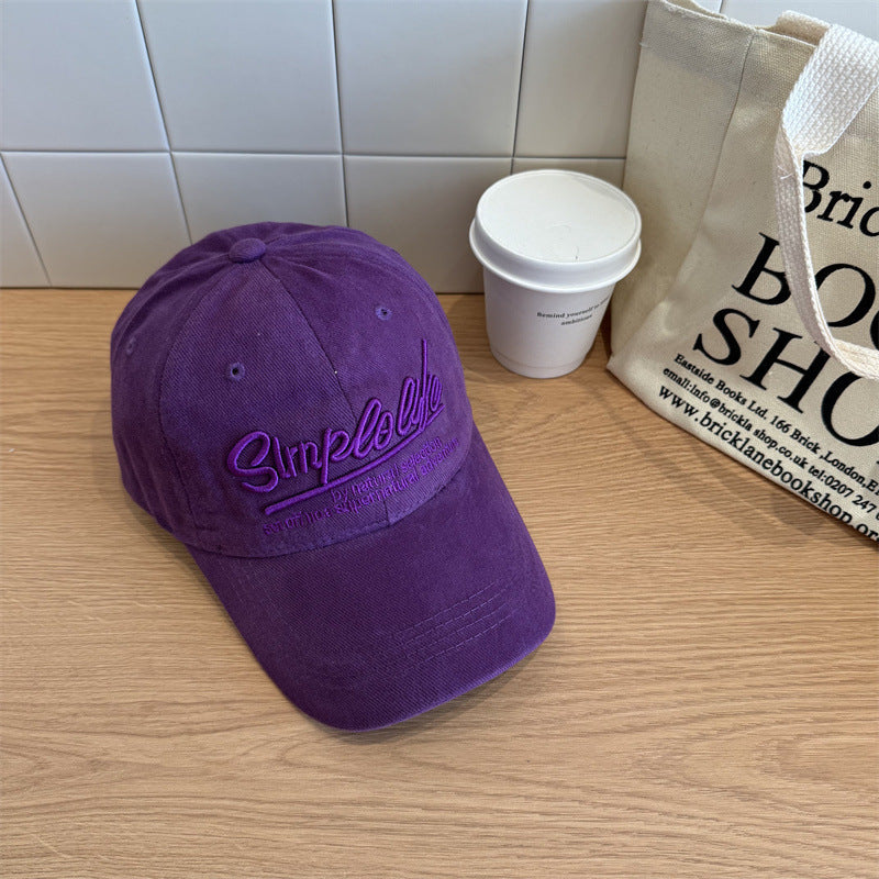 Women's Casual Soft Fabric Adjustable Baseball Cap Kalsten