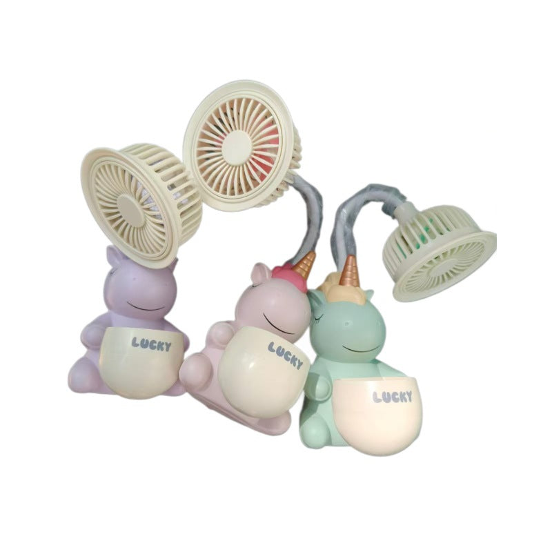 Unisex Portable Mini Fan with Unique Unicorn Design Kalsten