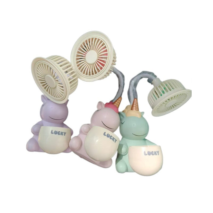 Unisex Portable Mini Fan with Unique Unicorn Design Kalsten