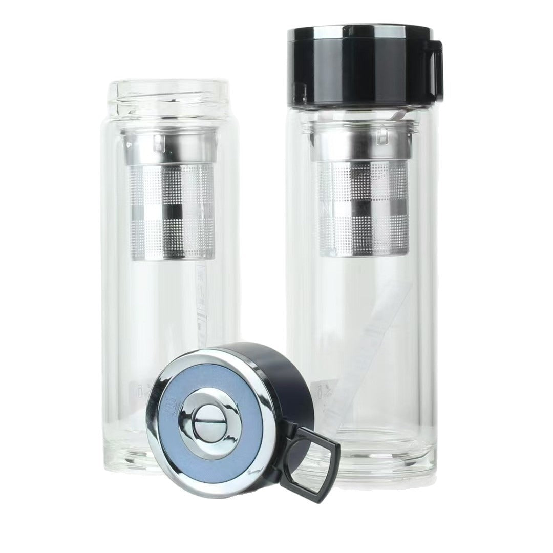 Women's tea bottle with integrated strainer from Kalsten