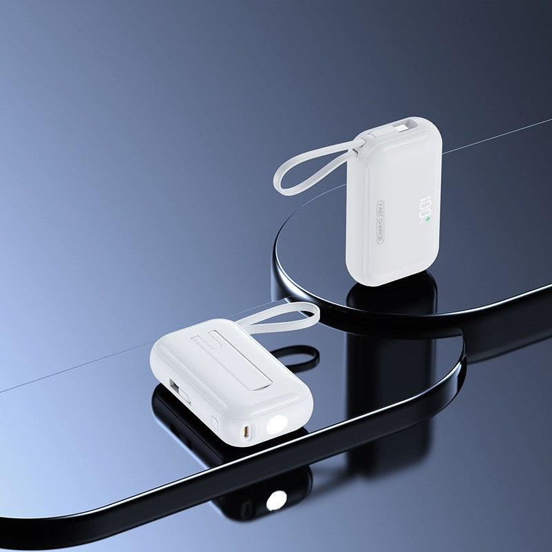 Portable power bank with compact charging and innovative carrying bag Kalsten