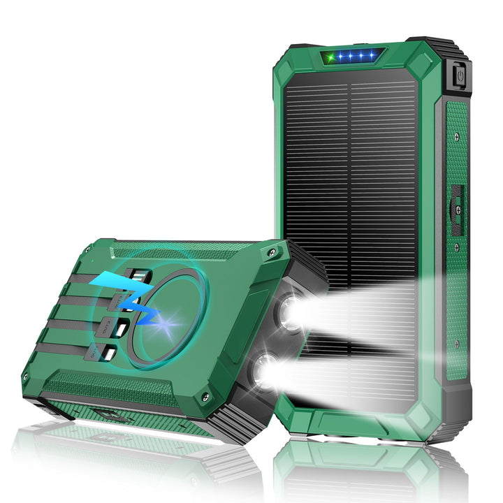 Solar and fast charging power bank with LED flashlight Kalsten
