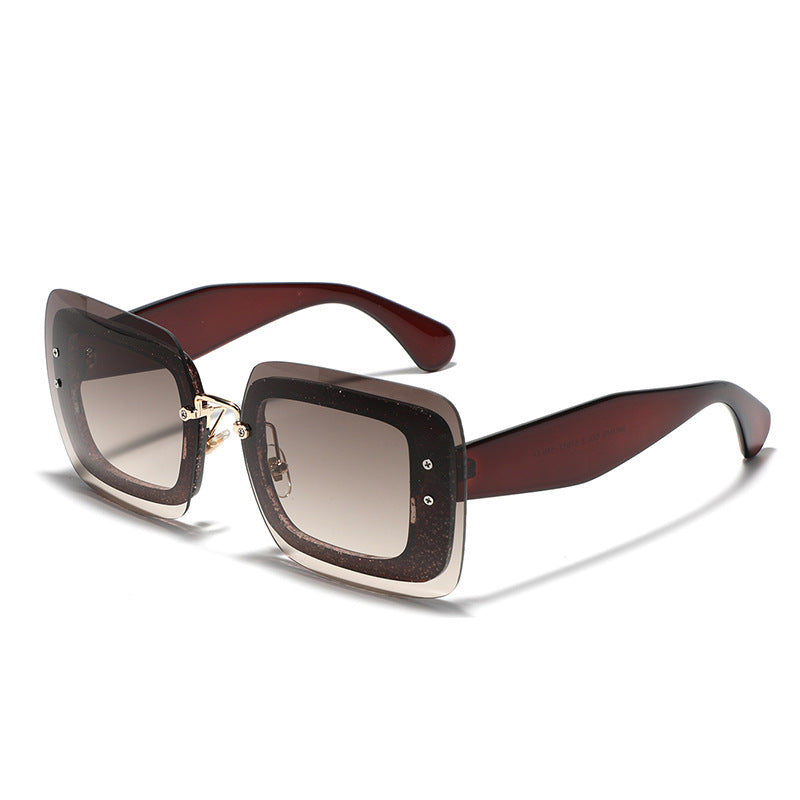 Women's square sunglasses with innovative frame Kalsten
