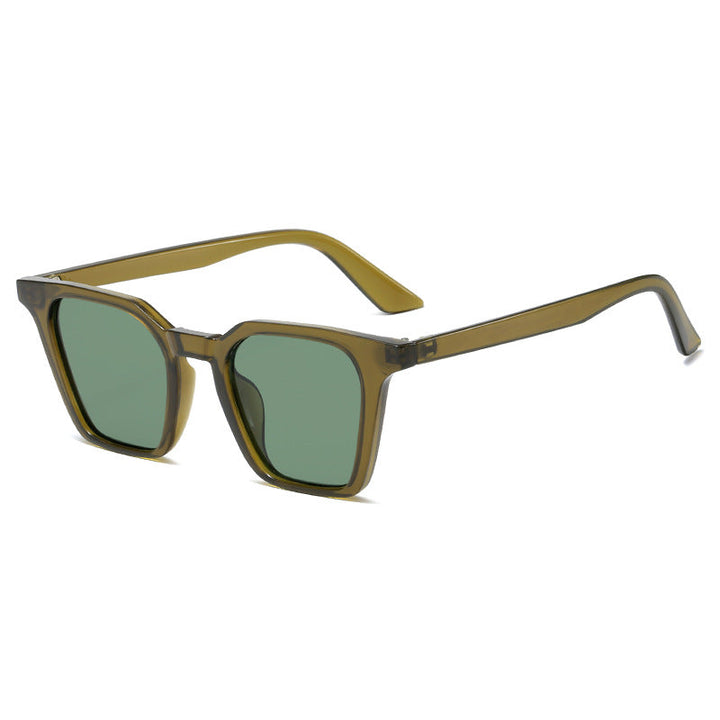 Women's square sunglasses with distinctive shield design and UV protection Kalsten
