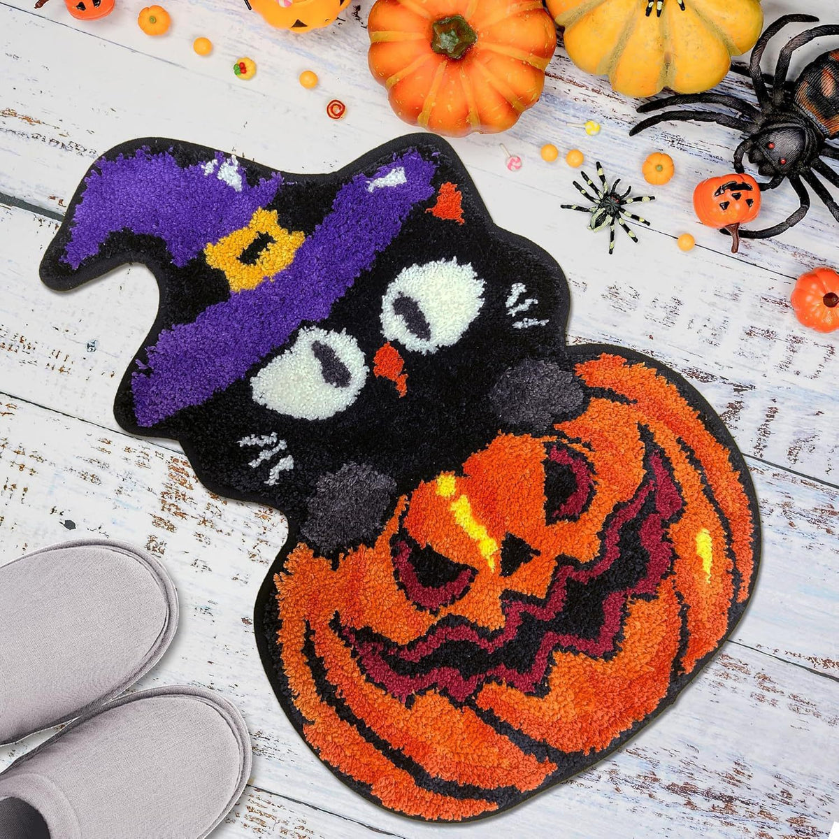 Cute Ghost-Shaped Bath Mat Acalora