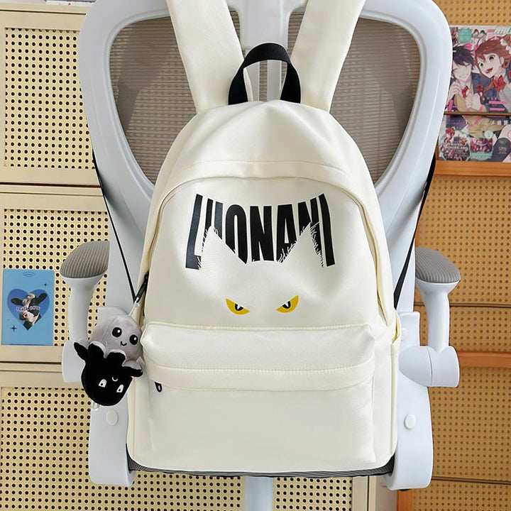 Cartoon-Inspired Bunny Ears School Backpack