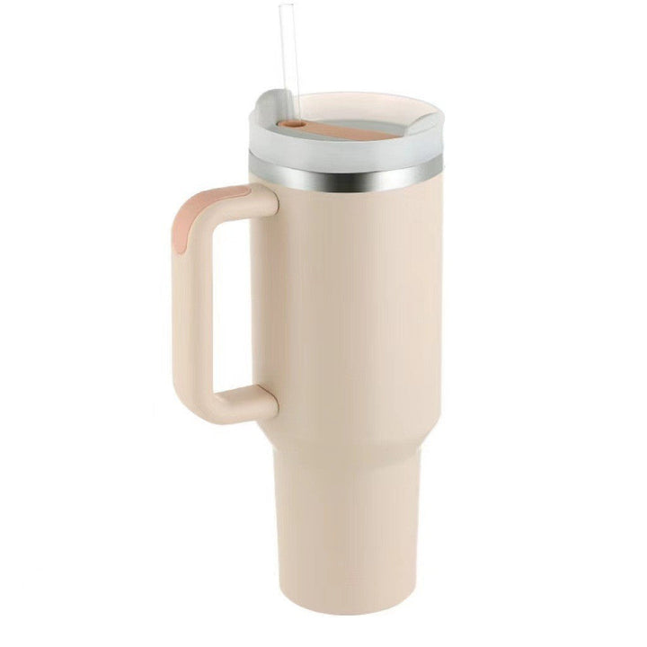 Ladies Insulated Mug with Handle and Practical Straw Kalsten