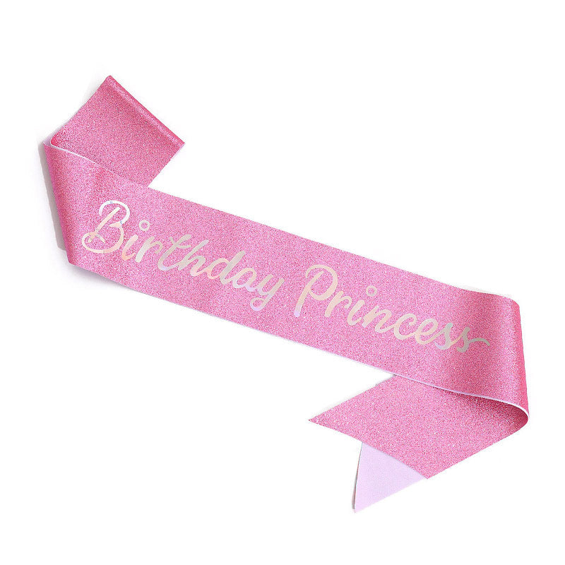 Women's Glittering Birthday Sash Kalsten