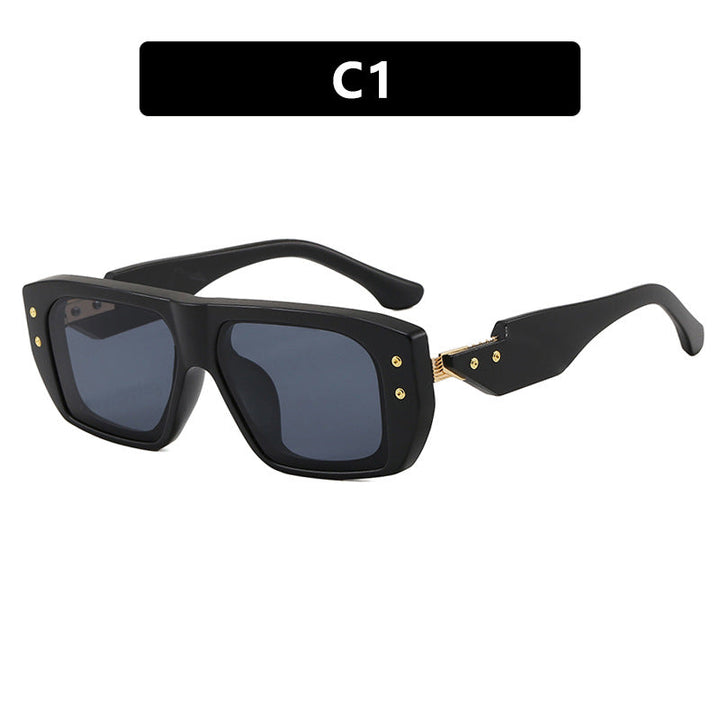 Women's fashionable square glasses with multicolored transparent frame Kalsten