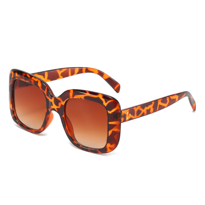 Women's oversized square sunglasses with high-quality plastic frame Kalsten