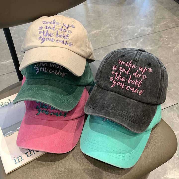 Women's Motivational Embroidered Cap Kalsten