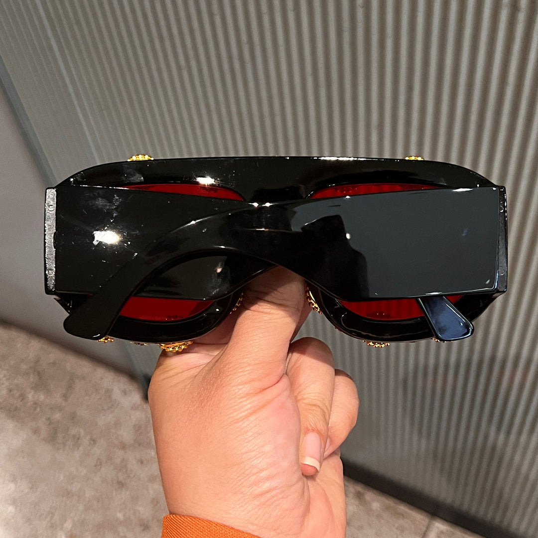 Ladies Glamorous Sunglasses with Sparkling Crystal Frame Kalsten