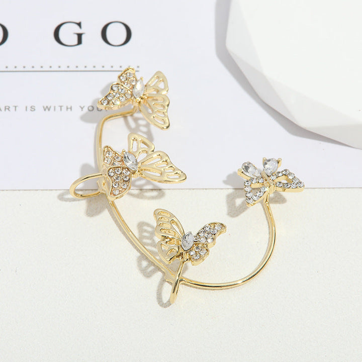 Rhinestone Butterfly Hair Clip Kalsten