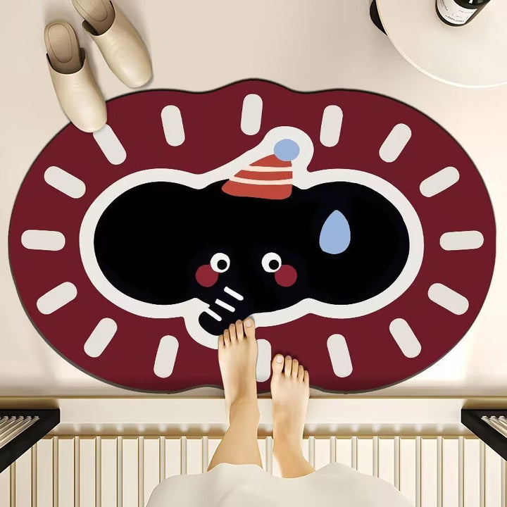 Cute Cartoon Bear Bath Mat Kalsten