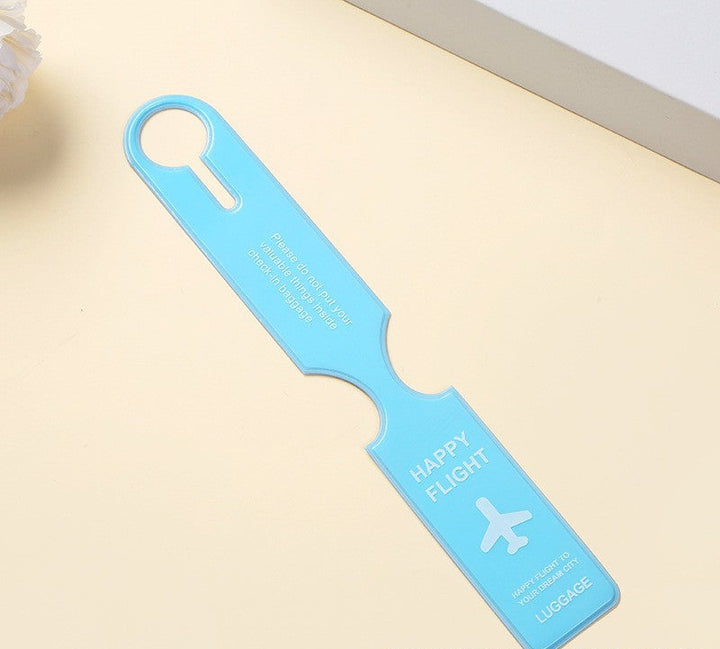 reflective PVC luggage handle wrap tag with secure snap closure Kalsten