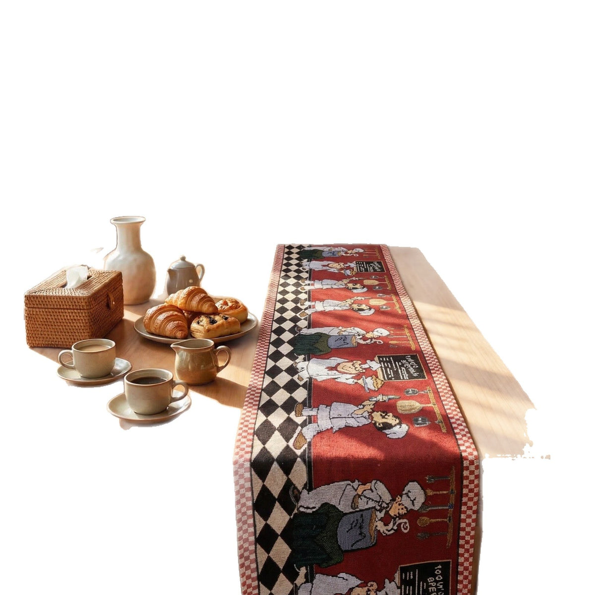 Decorative Holiday-Themed Table Runner