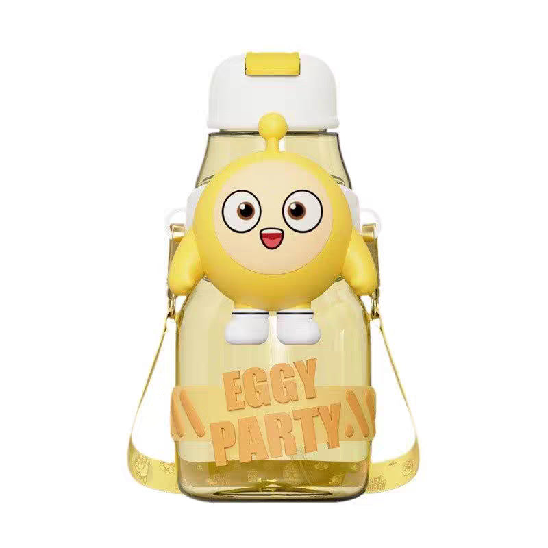 Women’s water bottle with interactive design and stylish character element Kalsten