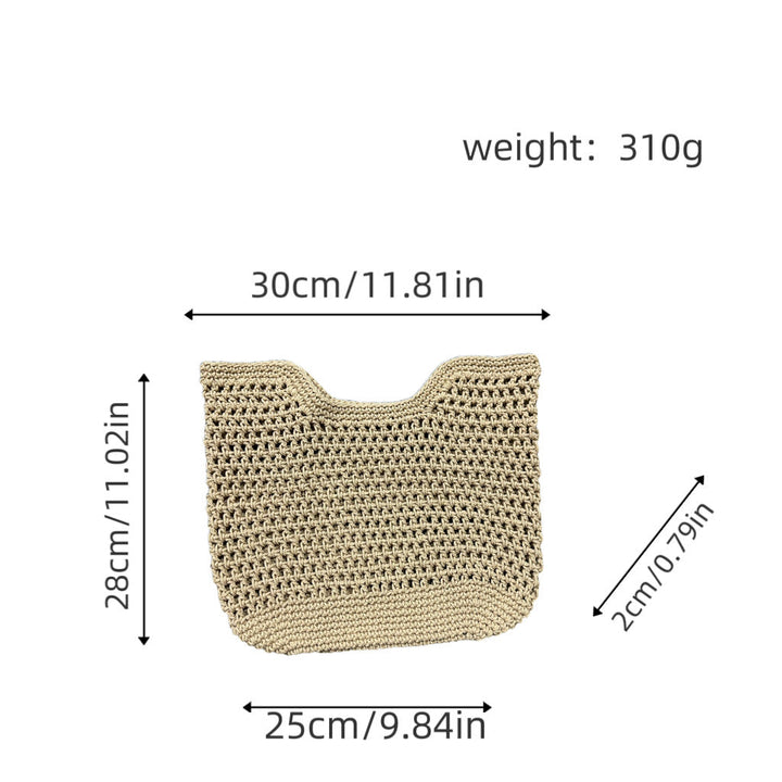 Handcrafted Shoulder Bag Made from Natural Materials Kalsten
