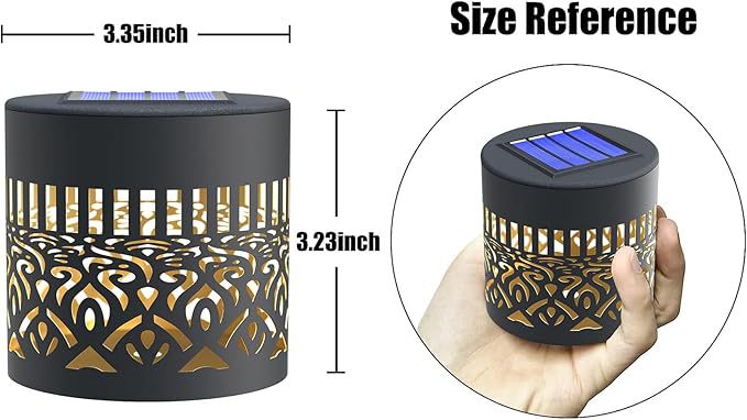 Decorative Solar Wall Light With Mandala Projection Pattern Kalsten