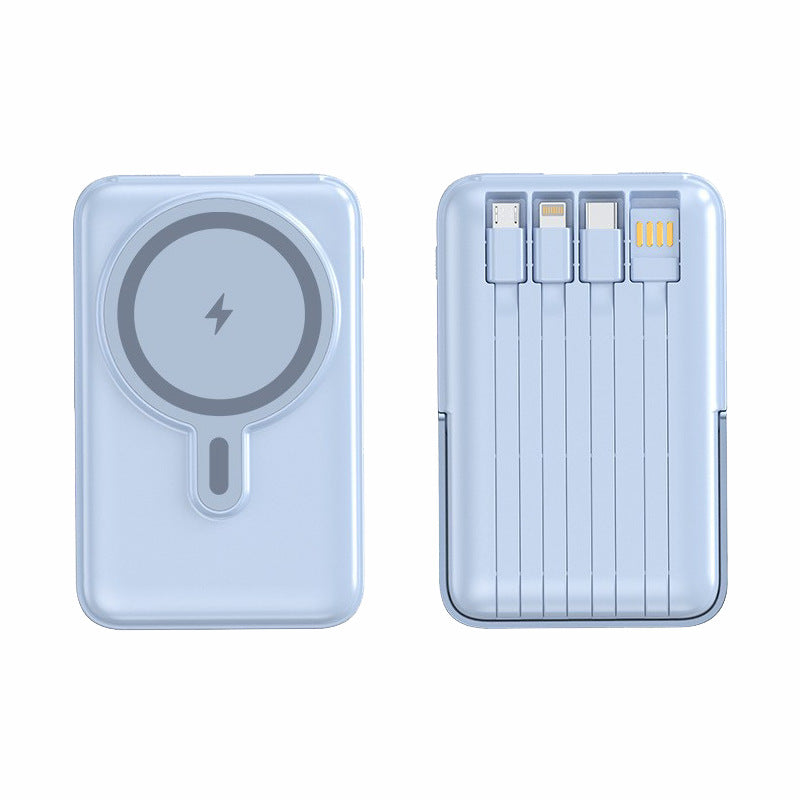 Portable Power Bank with Integrated Cable Compartment by Kalsten