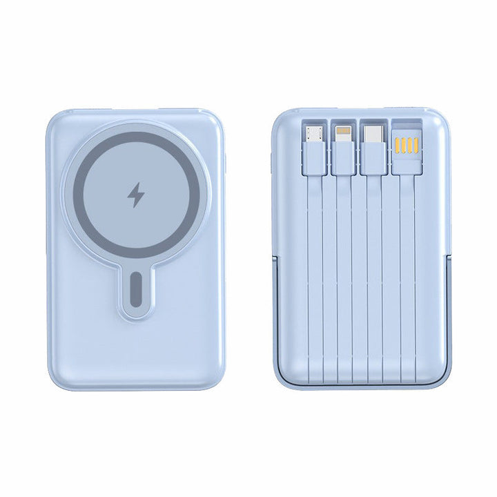 Portable Power Bank with Integrated Cable Compartment by Kalsten