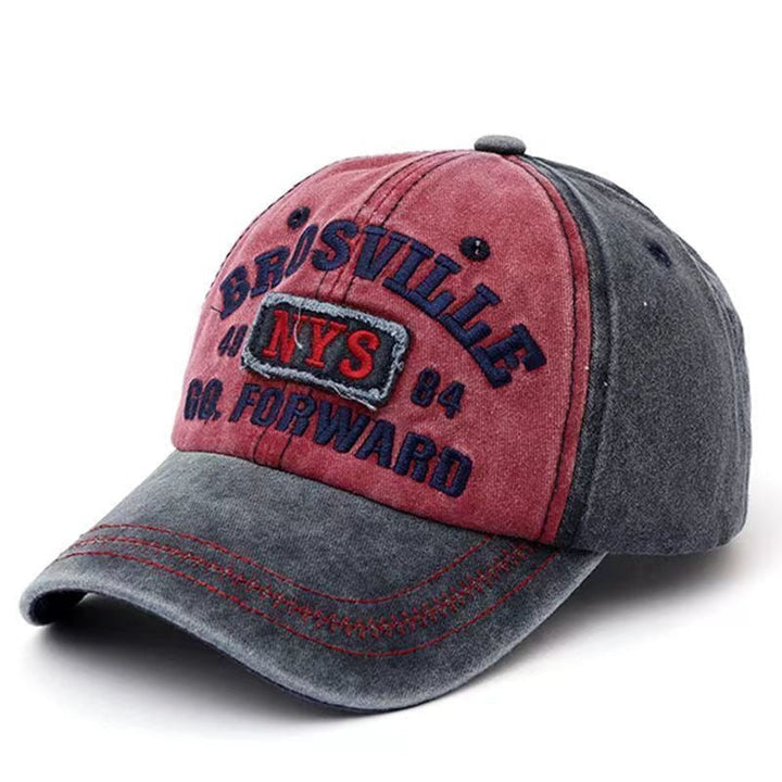 Men's Distressed Vintage-Inspired Baseball Cap Kalsten