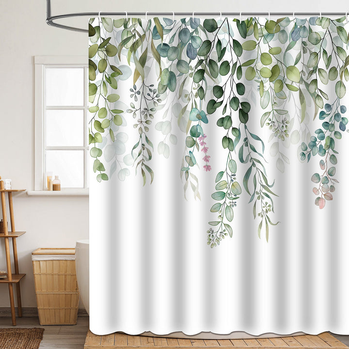 Floral Patterned Bathroom Shower Curtain Kalsten