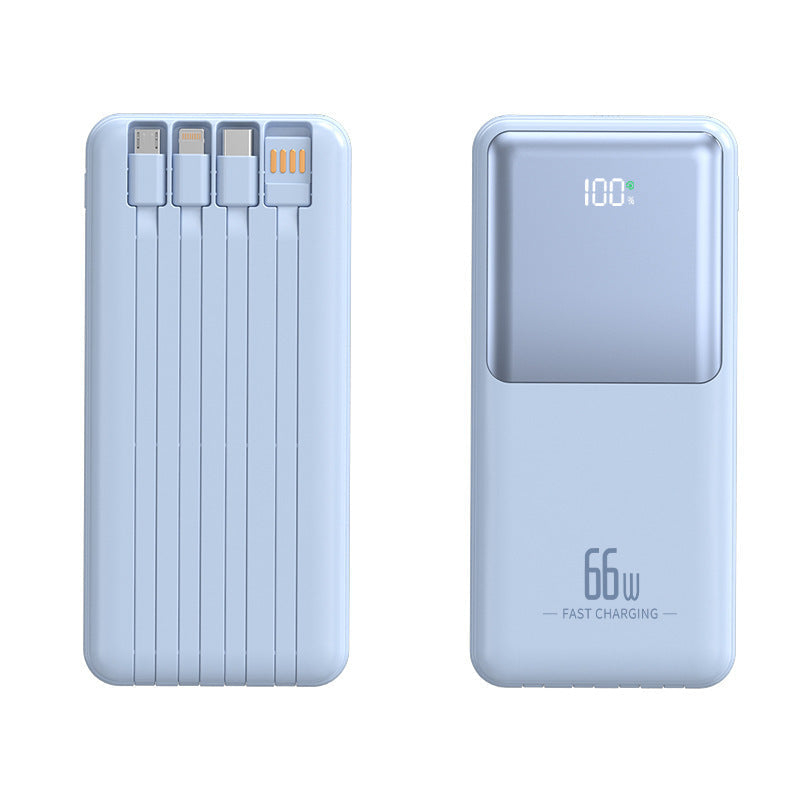 Portable power bank with integrated multifunction charging cable Kalsten