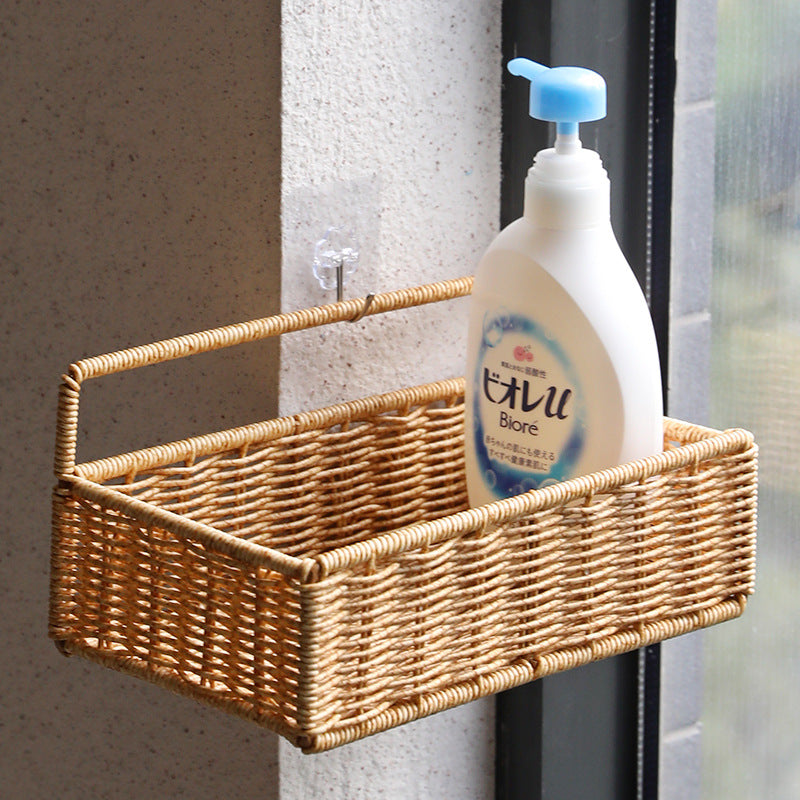 Unisex storage basket with practical carrying handle Kalsten