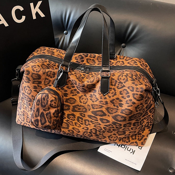 Weekend travel bag in fashionable leopard pattern Kalsten