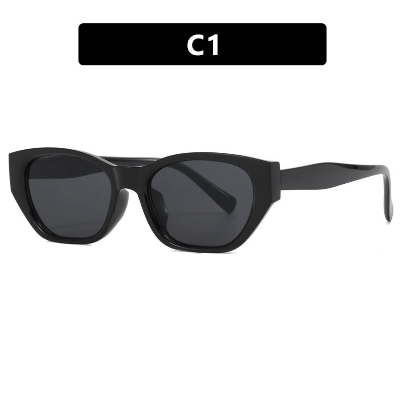 Ladies Cat-Eye Sunglasses with transparent, geometric frame Kalsten