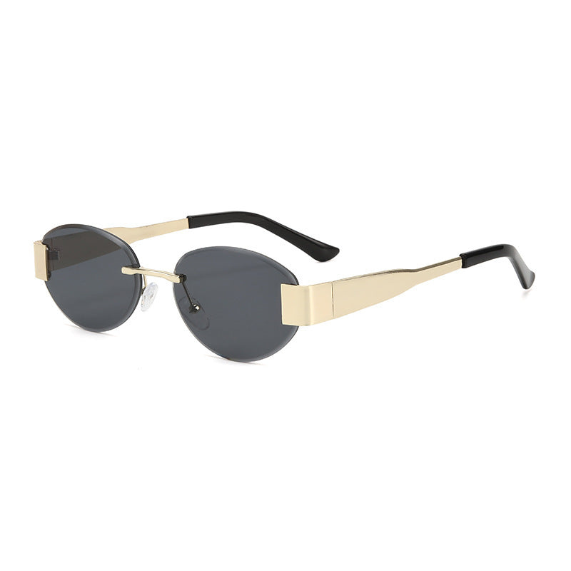 Women's glamorous sunglasses with clear, elegant frame and protective UV filter Kalsten